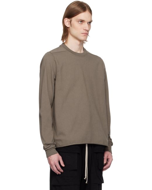 Rick Owens Black Hollywood Crewneck Sweatshirt for men