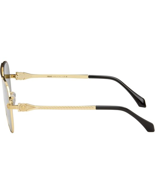 Versace Green Avanti Pilot Sunglasses for men