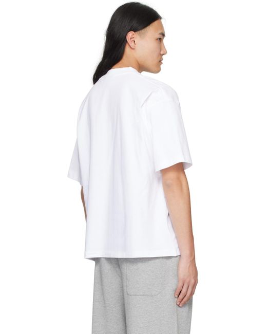 T-shirt blanc à image à logo VTMNTS pour homme en coloris White