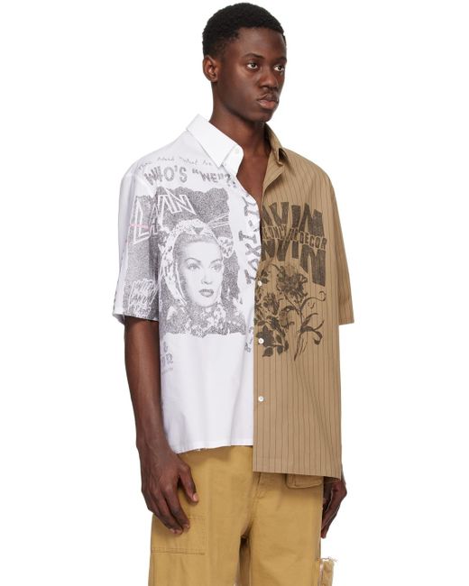 Chemise blanc cassé édition future Lanvin pour homme en coloris Multicolor