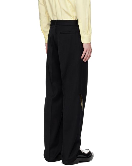 【はこぽす対応商品】 Trousers Slashed COOKE STEFAN in Lyst | Men for Black パンツ