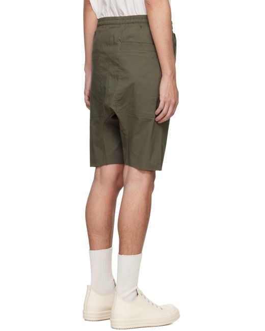 Thom Krom Green Pocket Shorts for men