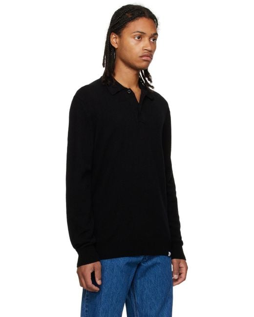 Norse Projects Black Marco Polo for men