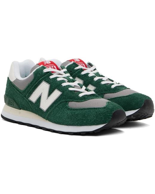 New Balance Green 574 Sneakers