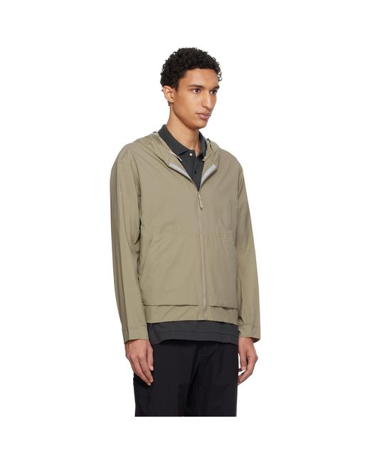 Veilance Multicolor Taupe Demlo Hoody Jacket for men