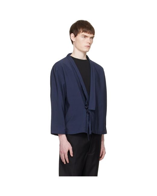 KENZO Blue Paris Kimono Jacket for men