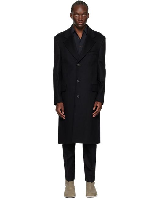 Our Legacy Black Dolphin Coat for men