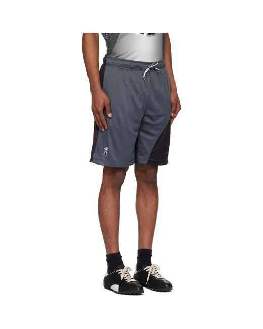 Dime Blue Tantrum Mesh Shorts for men