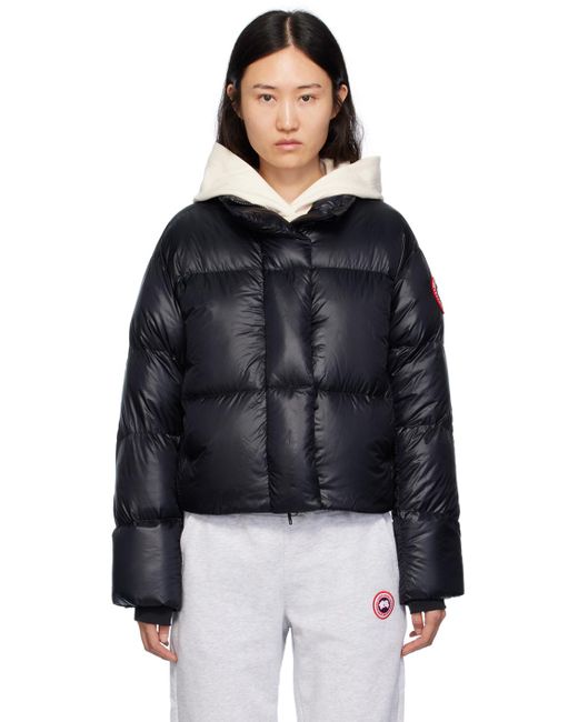 Blouson cypress noir rembourré en duvet Canada Goose en coloris Black