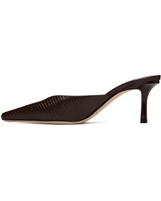Jimmy Choo ブラウン Vivi 65 ミュール Black