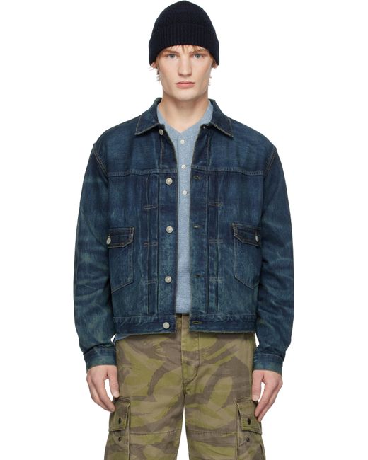 RRL Westview Trucker Denim Jacket in Blue for Men | Lyst UK