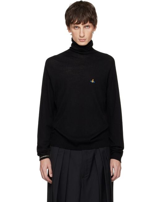 Vivienne Westwood Black Fisherman Turtleneck for men
