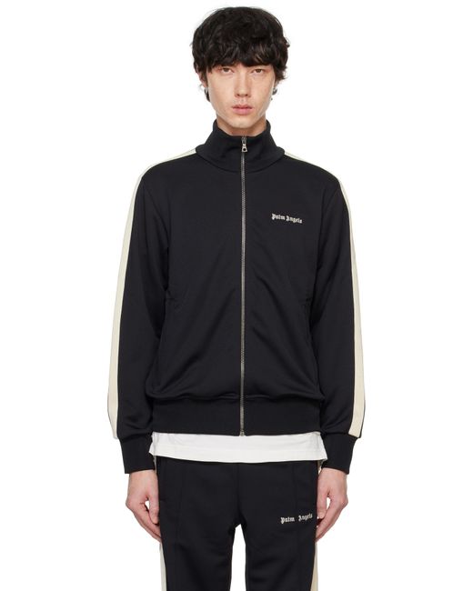 メンズ Palm Angels ブラック クラシック ロゴ トラックジャケット Black