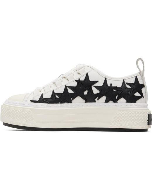 Amiri White Stars Court Low Sneakers