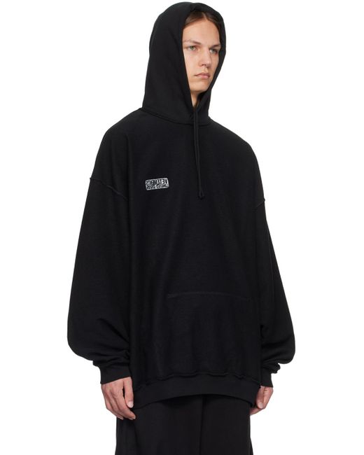 Vetements Inside-Out Label Hoodie in Black for Men | Lyst Vetements Inside-Out Label Hoodie in Black for Men | Lyst