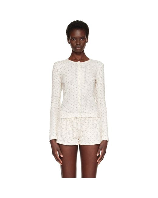 Cou Cou White Off- 'The Cardigan' Cardigan