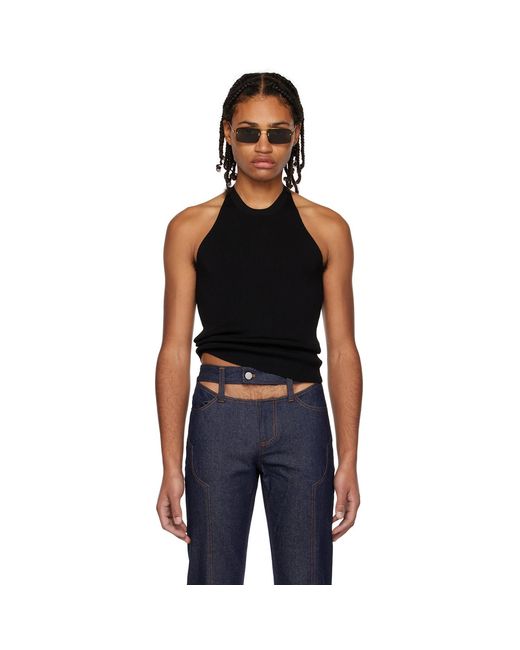 K.ngsley Black Ssense Exclusive Msb Racer Tank Top for men