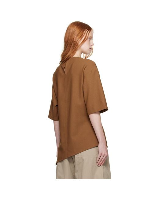 Studio Nicholson Brown Vichy Top
