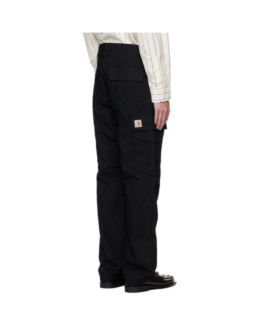 Carhartt Black Regular Cargo Pants for men