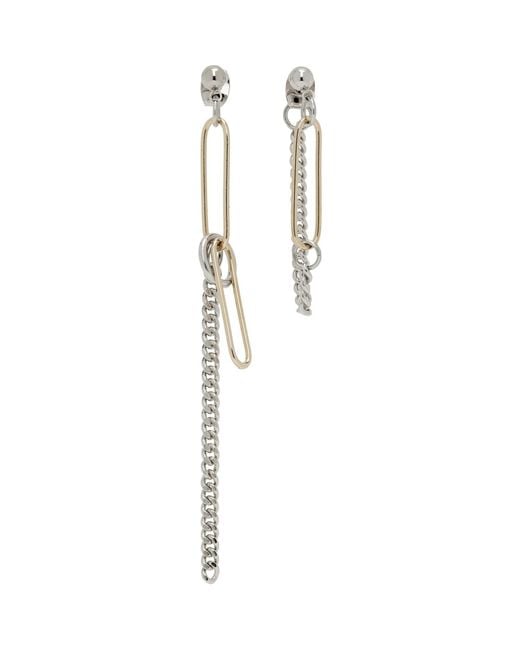 Justine Clenquet Black Sid Earrings