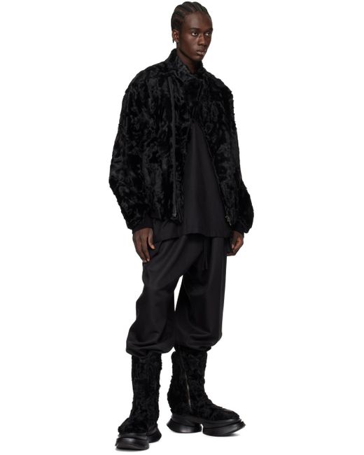 T-shirt de style poncho noir Julius pour homme en coloris Black
