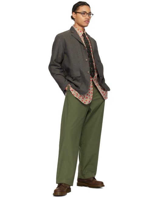Enginee garments chemise et vert à motif fleuri Engineered Garments pour homme en coloris Natural
