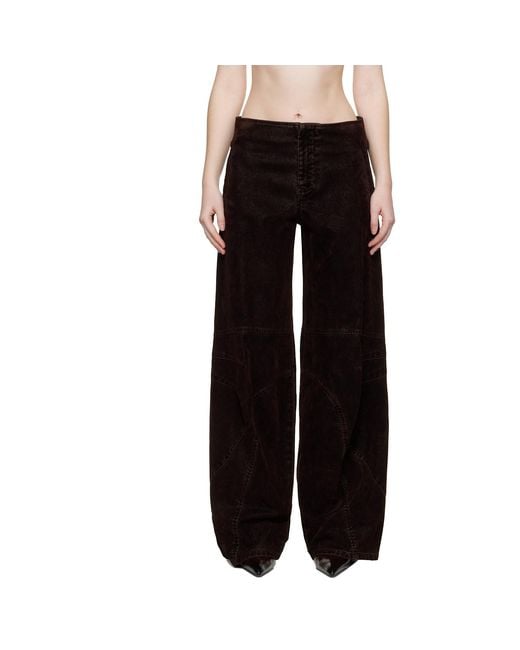 Jean Paul Gaultier Black Minimal Moto Trousers