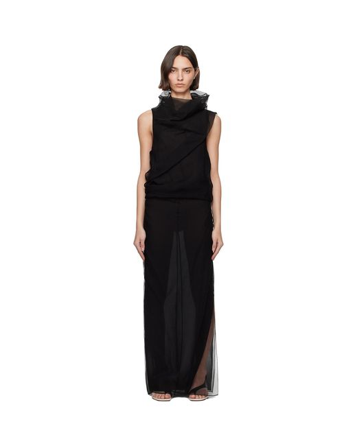 Khaite Black Jeanty Maxi Dress