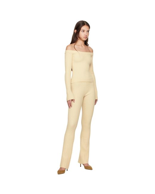 GUIZIO Natural Off- Camille Lounge Pants