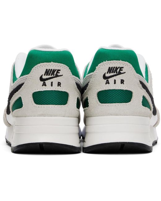 Nike Black White & Green Air Pegasus 89 Sneakers for men
