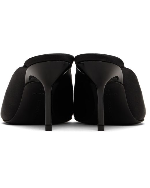 Victoria Beckham Black Sloan Stiletto Mule 75 Heels