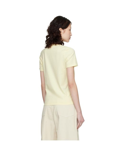 Maison Kitsuné Natural Fox Head Regular T-Shirt