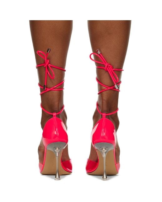 Mach & Mach Red Logo High Heels