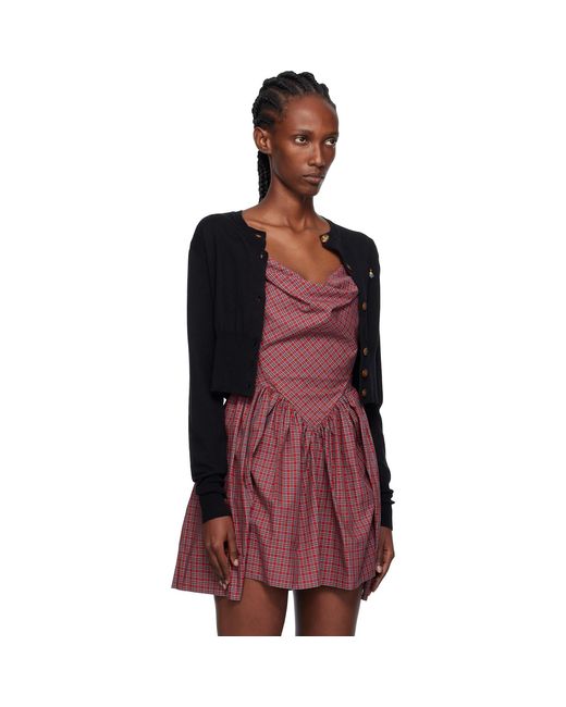 Vivienne Westwood Black Bea Cropped Cardigan