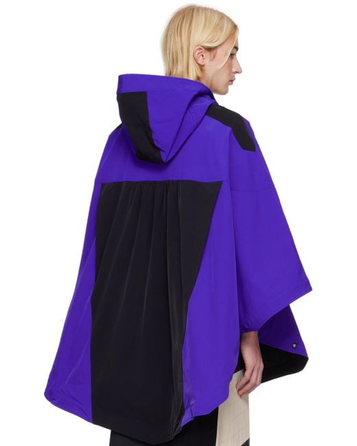 Asics Purple Novalis Heveanoid Cape Reversible Jacket for men