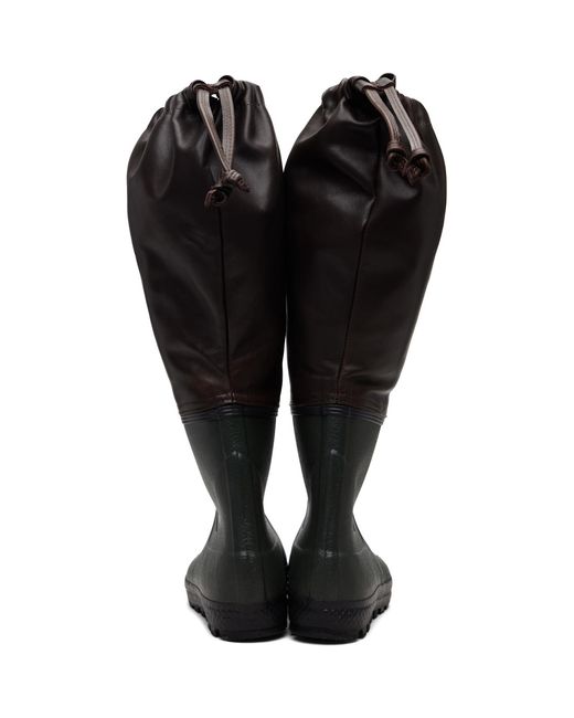Rier Ssense Exclusive Farmer Rain Boots in Black for Men | Lyst