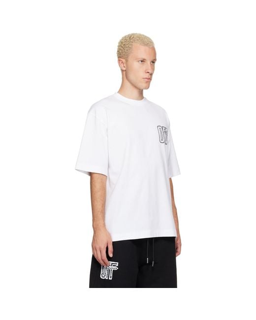 Off-White c/o Virgil Abloh White Motion Arrow Skate T-Shirt for men