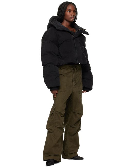 Entire studios Black Mml Hooded Puffer Down Jacket