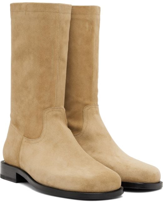 Lemaire Natural Soft Workwear Boots for men