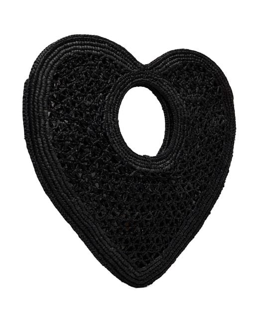 Jacquemus Black 'Le Spiaggia Coeur' Tote