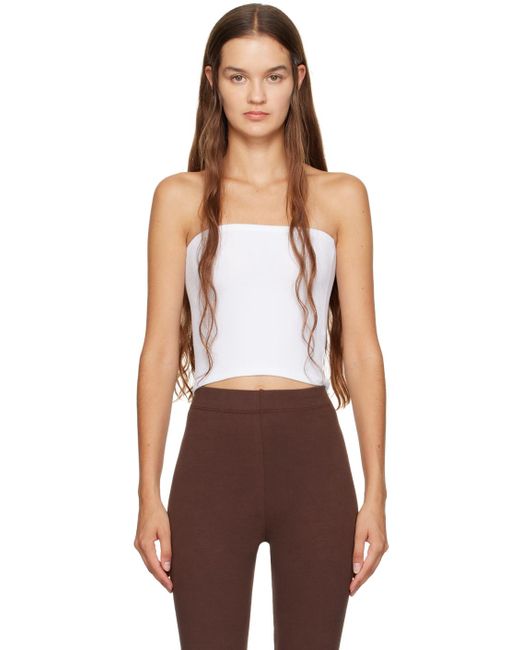 Gil Rodriguez White Convertible Tube Top