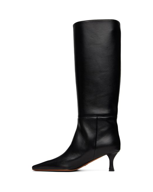 Proenza Schouler Black Trap Tall Boots