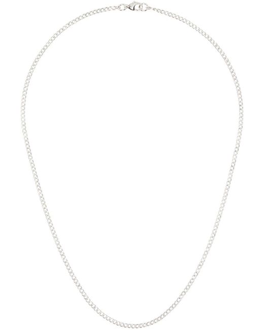 Maple White Curb Chain 4mm Necklace for men