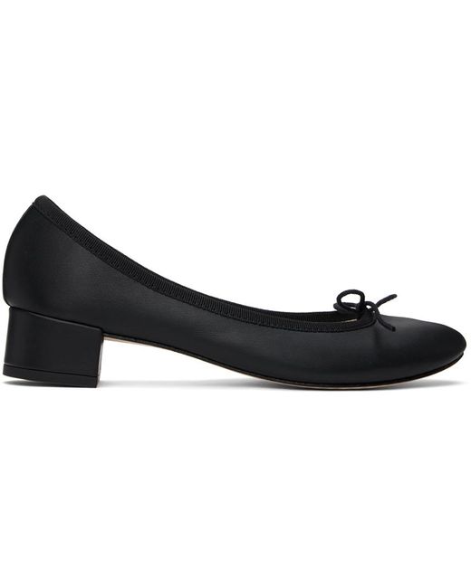 Chaussures à talon bottier camille noires Repetto en coloris Black
