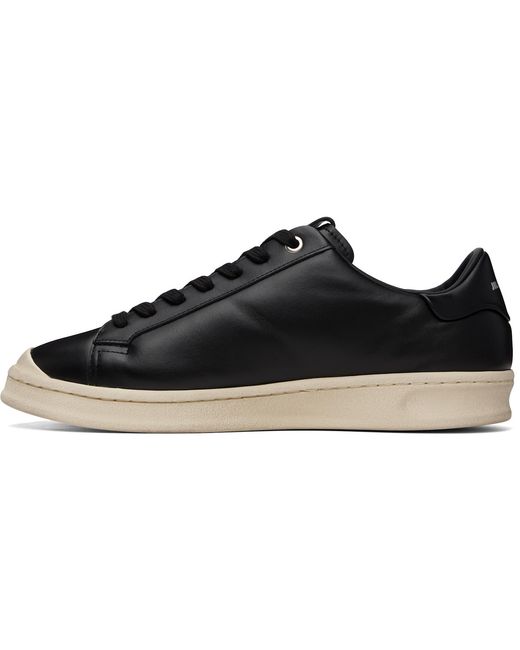 Jil Sander Black Leather Sneakers for men