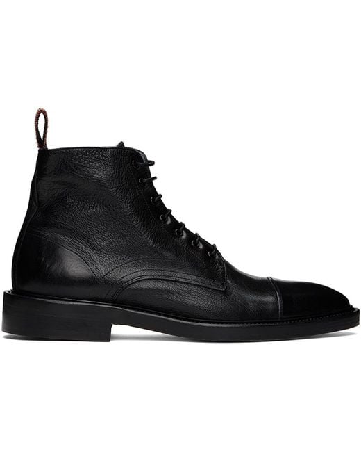 Paul Smith Black Newland Boots for men