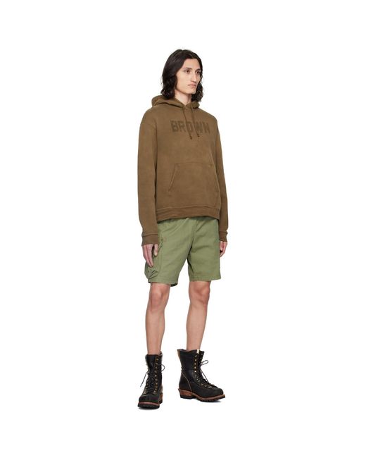 John Elliott Green Rush Hoodie for men