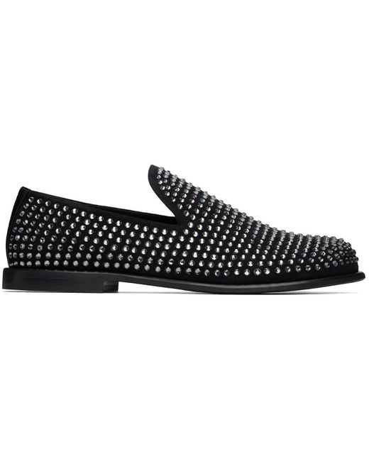 J.W. Anderson Black Suede Loafers for men