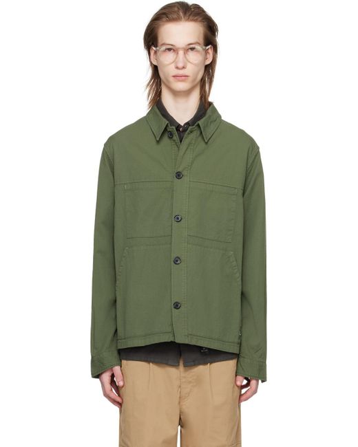 PS by Paul Smith Green Pocket Shirt for men