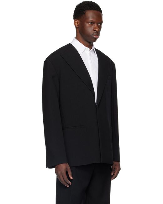 Jil Sander Black Tailored Blazer for men